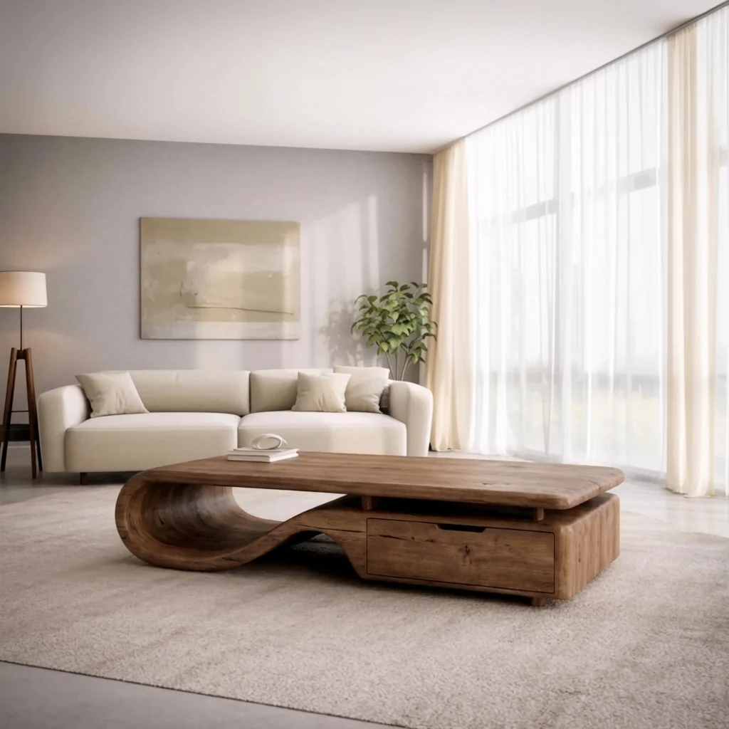 Palazzo Solid Wood Coffee Table